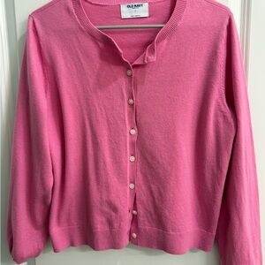 Old Navy Women's Vibrant Pink Cardigan